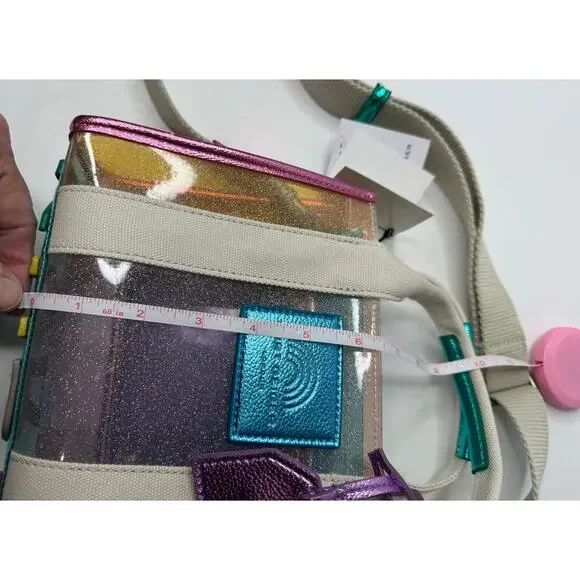 Kurt Geiger London extra small vinyl southbank tote bag - Picture 8 of 13